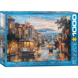 San Francisco Cable Car Heaven 1000 Piece Jigsaw Puzzle Eurographics (ONLINE ORDER ONLY)