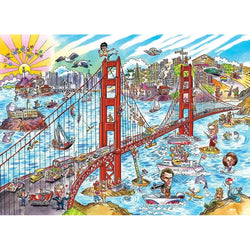 San Francisco Doodle Town 1000 Piece Jigsaw Puzzle Cobble Hill (ONLINE ORDER ONLY)