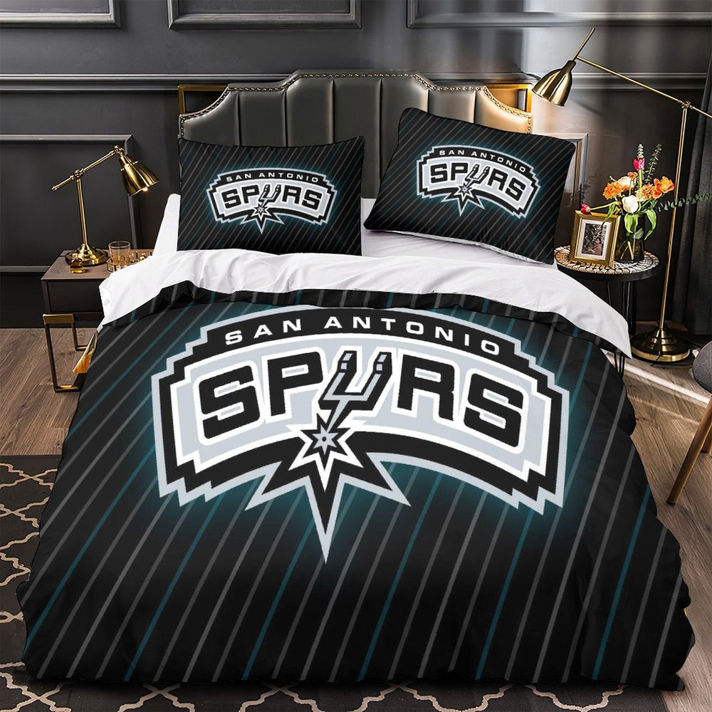 San Antonio Spurs Bedding Set Duvet Cover Without Filler (Online Order Only)