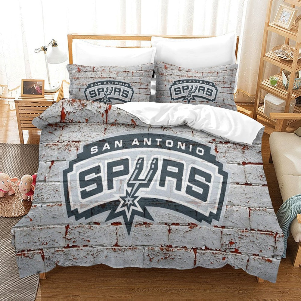 San Antonio Spurs Bedding Set Duvet Cover Without Filler (Online Order Only)