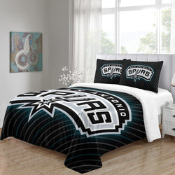 San Antonio Spurs Bedding Set Duvet Cover Without Filler (Online Order Only)