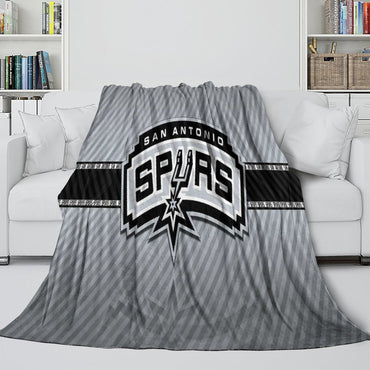San Antonio Spurs Blanket Flannel Fleece Throw Room Decoration (Online Order Only)