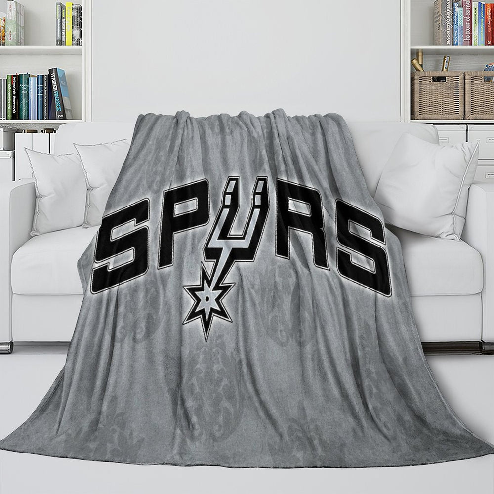 San Antonio Spurs Blanket Flannel Fleece Throw Room Decoration (Online Order Only)