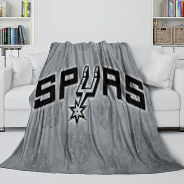 San Antonio Spurs Blanket Flannel Fleece Throw Room Decoration (Online Order Only)