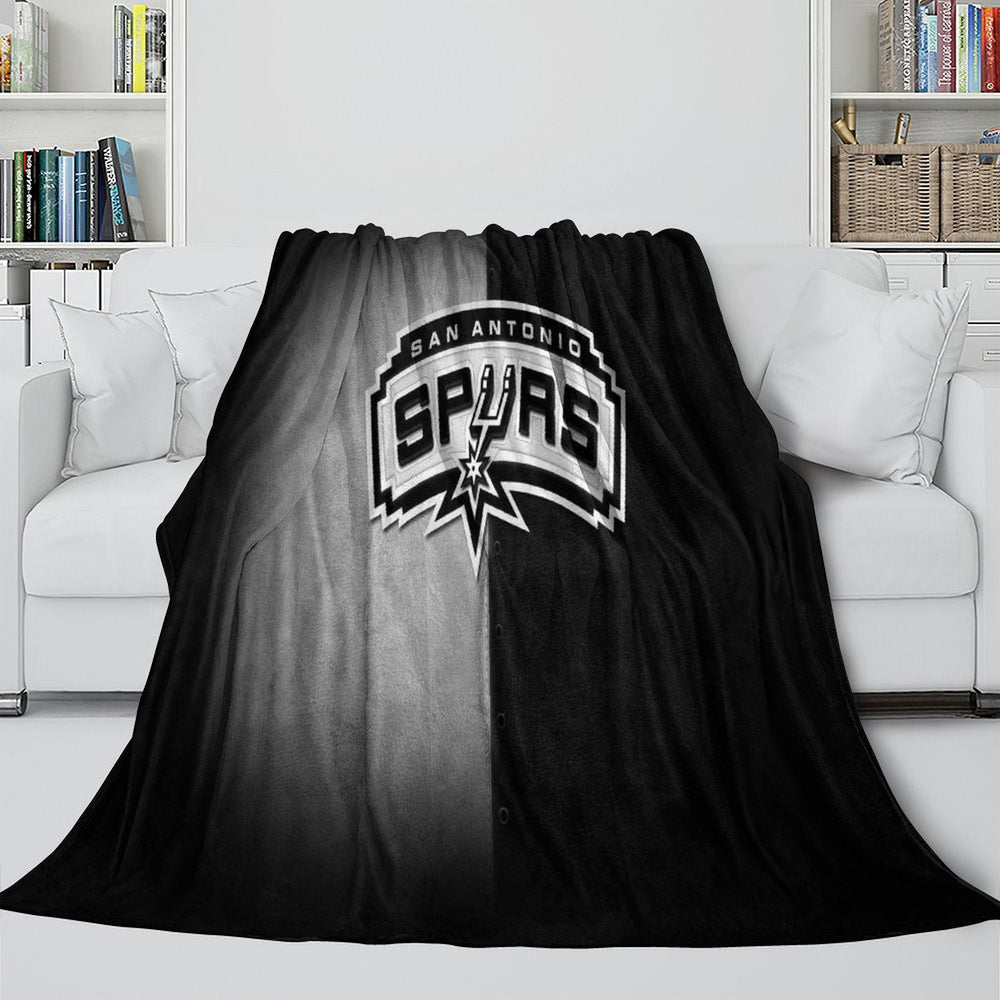 San Antonio Spurs Blanket Flannel Fleece Throw Room Decoration (Online Order Only)
