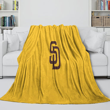 San Diego Padres Blanket Flannel Throw Room Decoration (Online Order Only)