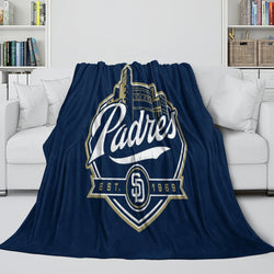 San Diego Padres Blanket Flannel Throw Room Decoration (Online Order Only)