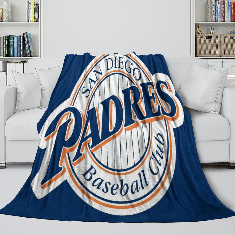 San Diego Padres Blanket Flannel Throw Room Decoration (Online Order Only)