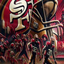 San Francisco 49ers Bedding Set Duvet Cover Without Filler (Online Order Only)