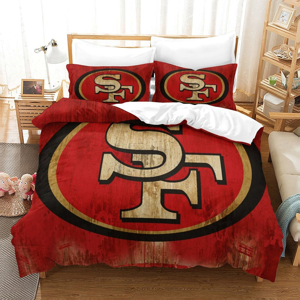 San Francisco 49ers Bedding Set Duvet Cover Without Filler (Online Order Only)