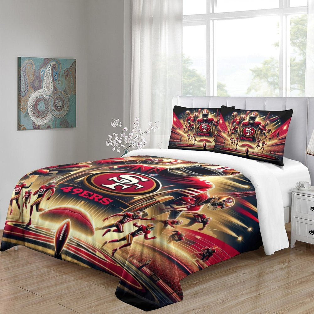 San Francisco 49ers Bedding Set Duvet Cover Without Filler (Online Order Only)