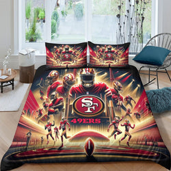 San Francisco 49ers Bedding Set Duvet Cover Without Filler (Online Order Only)