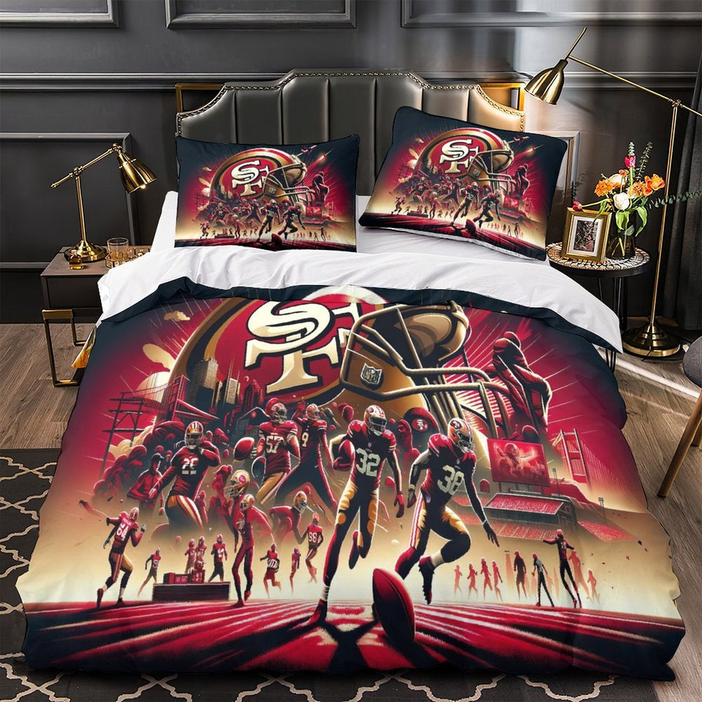 San Francisco 49ers Bedding Set Duvet Cover Without Filler (Online Order Only)