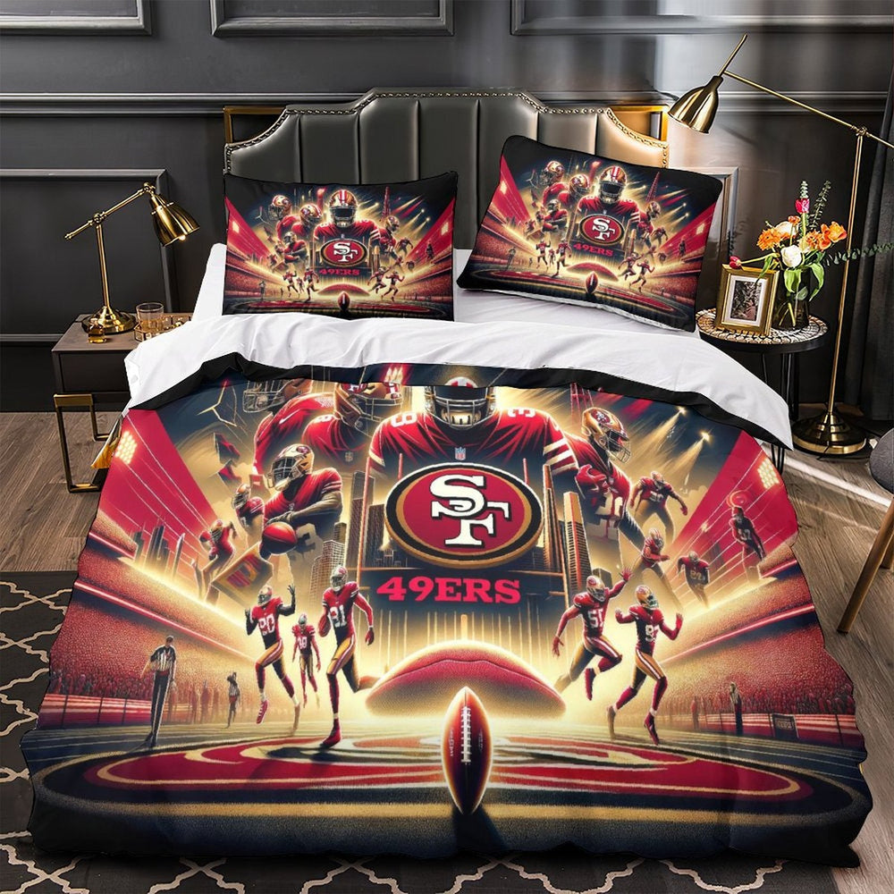 San Francisco 49ers Bedding Set Duvet Cover Without Filler (Online Order Only)
