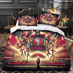 San Francisco 49ers Bedding Set Duvet Cover Without Filler (Online Order Only)