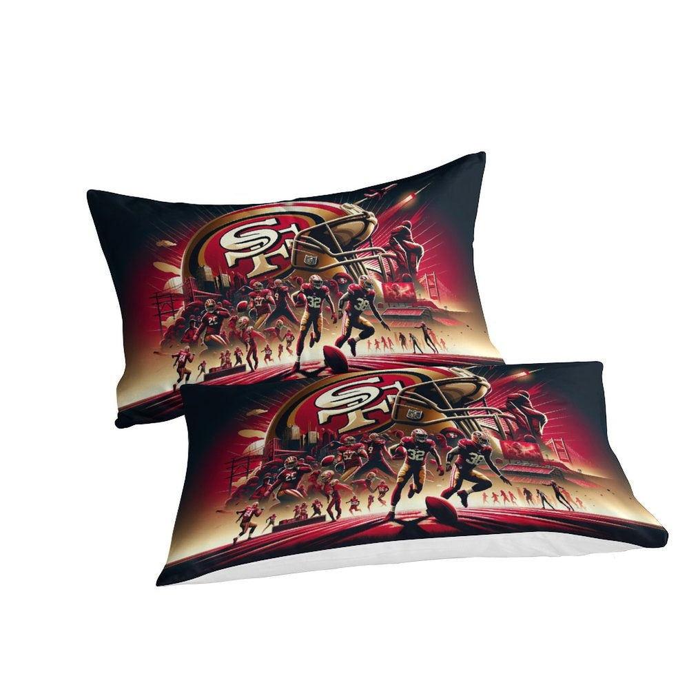 San Francisco 49ers Bedding Set Duvet Cover Without Filler (Online Order Only)