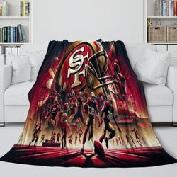 San Francisco 49ers Blanket Flannel Fleece Throw Room Decoration (Online Order Only)