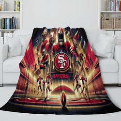 San Francisco 49ers Blanket Flannel Fleece Throw Room Decoration (Online Order Only)