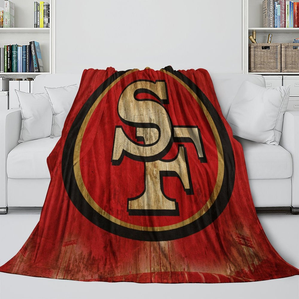 San Francisco 49ers Blanket Flannel Fleece Throw Room Decoration (Online Order Only)