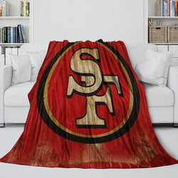 San Francisco 49ers Blanket Flannel Fleece Throw Room Decoration (Online Order Only)