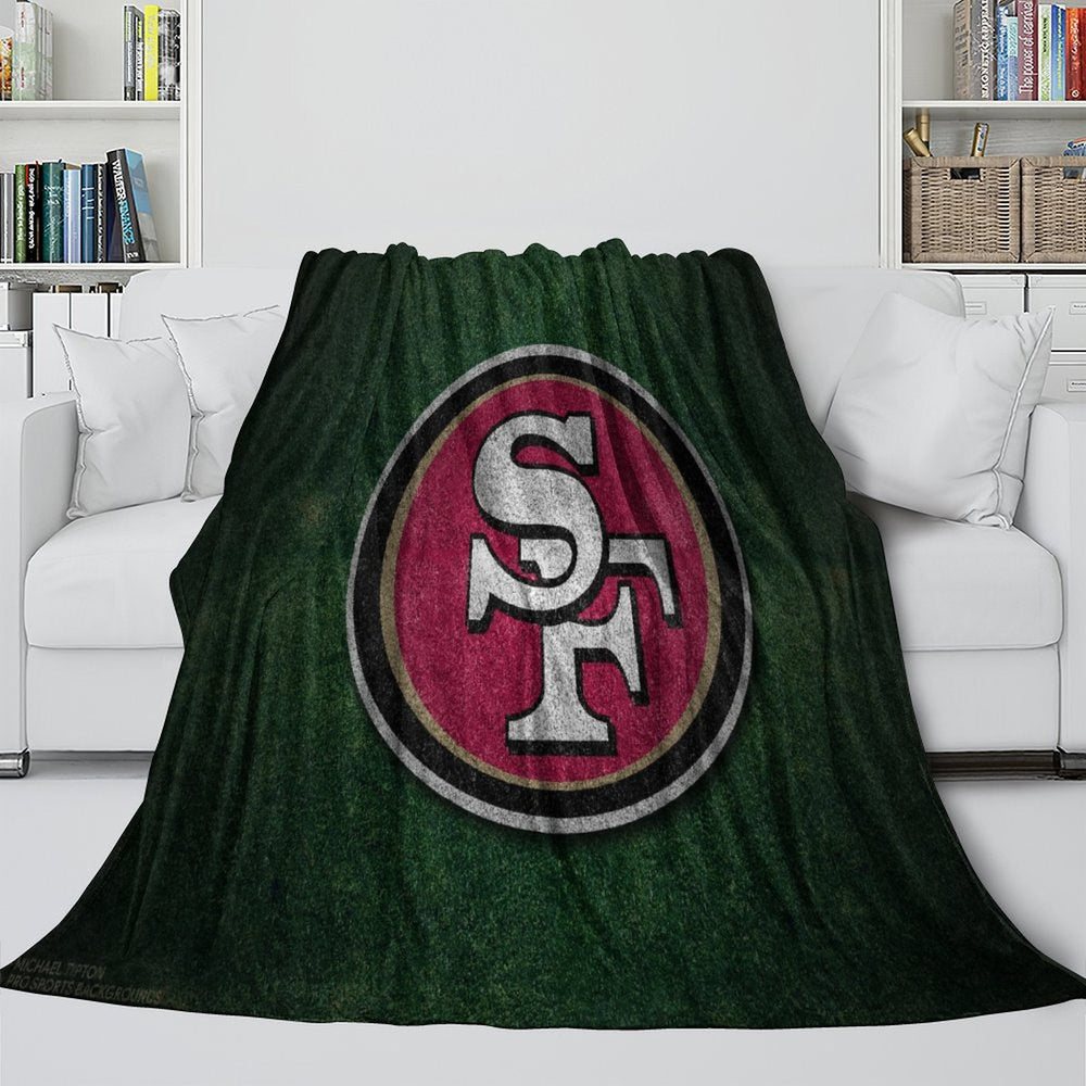 San Francisco 49ers Blanket Flannel Fleece Throw Room Decoration (Online Order Only)