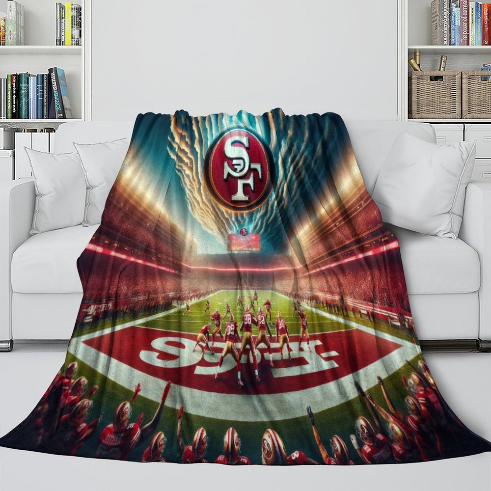San Francisco 49ers Blanket Flannel Fleece Throw Room Decoration (Online Order Only)