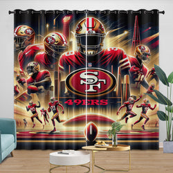 San Francisco 49ers Curtains Blackout Window Drapes (Online Order Only)