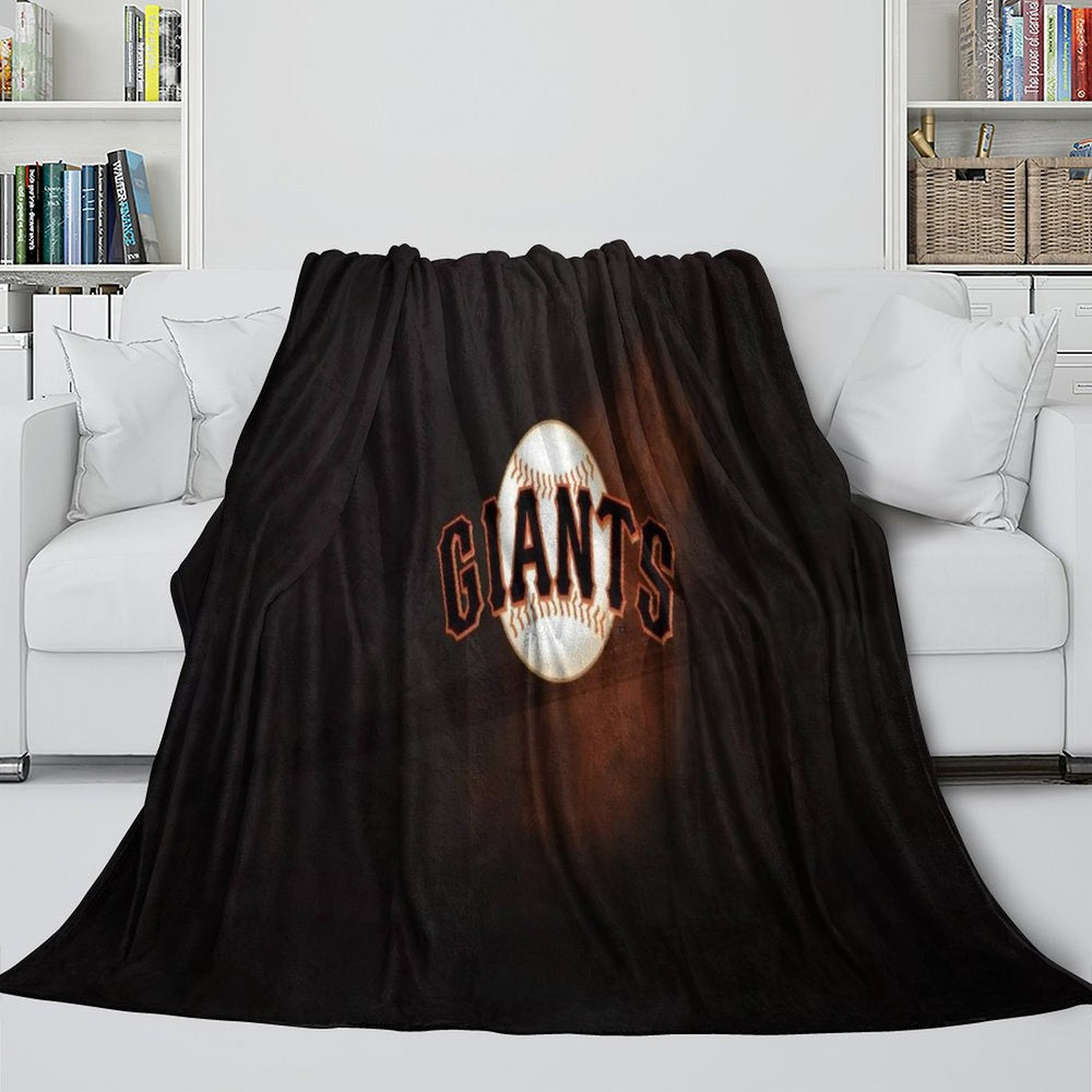 San Francisco Giants Blanket Flannel Throw Room Decoration (Online Order Only)