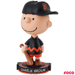 Charlie Brown Peanuts Bighead MLB Bobbleheads (ONLINE ORDER ONLY)