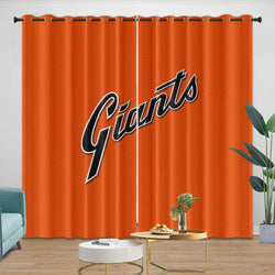 San Francisco Giants Curtains Blackout Window Drapes Room Decoration (Online Order Only)