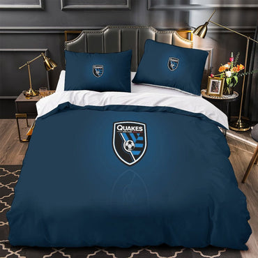 San Jose Earthquakes Bedding Set Duvet Cover Without Filler (Online Order Only)