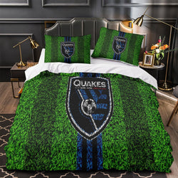San Jose Earthquakes Bedding Set Duvet Cover Without Filler (Online Order Only)