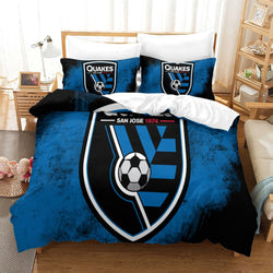 San Jose Earthquakes Bedding Set Duvet Cover Without Filler (Online Order Only)