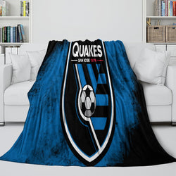 San Jose Earthquakes Blanket Flannel Fleece Throw Room Decoration (Online Order Only)