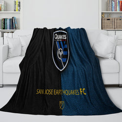 San Jose Earthquakes Blanket Flannel Fleece Throw Room Decoration (Online Order Only)