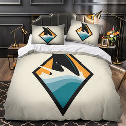 San Jose Sharks Bedding Set Quilt Duvet Cover Without Filler (Online Order Only)