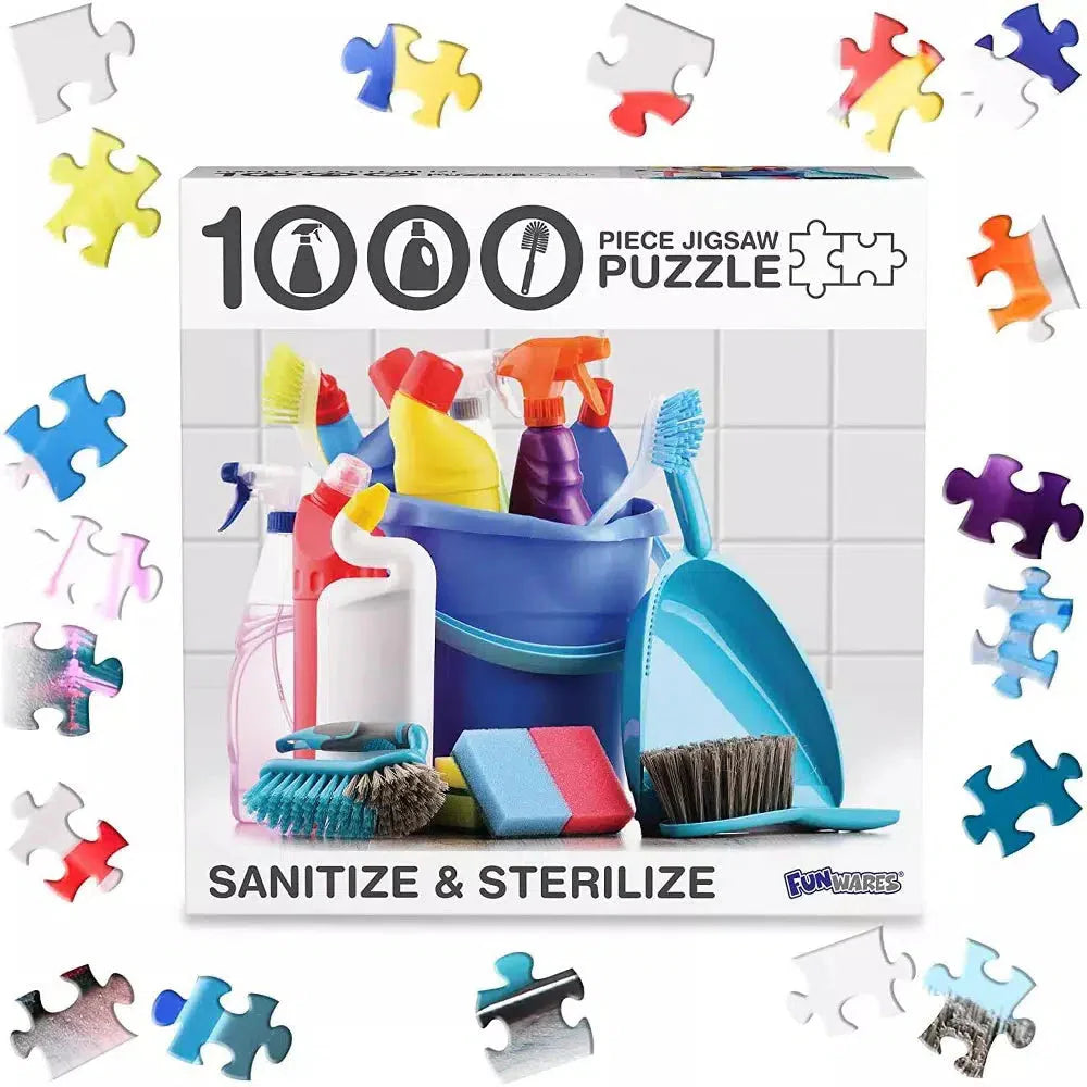 Sanitize & Sterilize 1000 Piece Jigsaw Puzzle Funwares (ONLINE ORDER ONLY)