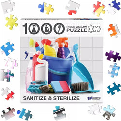 Sanitize & Sterilize 1000 Piece Jigsaw Puzzle Funwares (ONLINE ORDER ONLY)