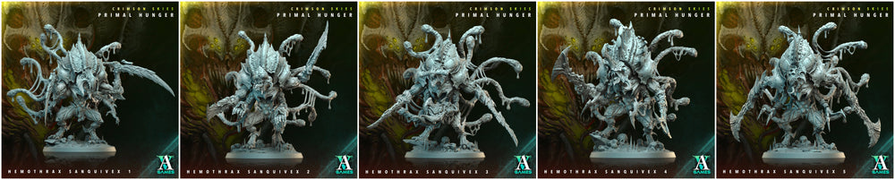 3D Printed Archvillain Games Crimson Skies Primal Hunger - Hemothrax Sanquivex 28mm 32mm D&D (Online Only)