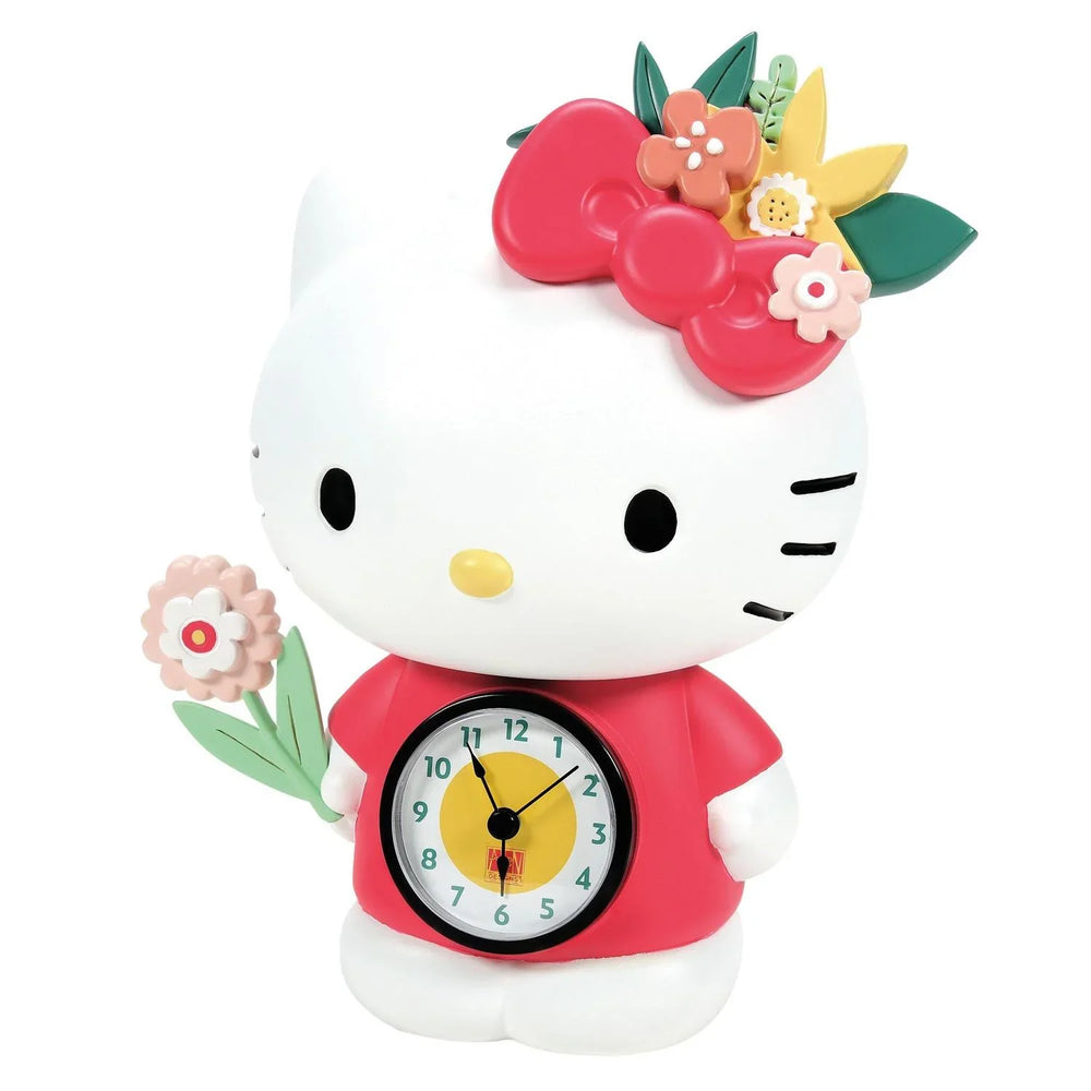 Sanrio Hello Kitty Flower Desktop Clock Statue (Online Order Only)