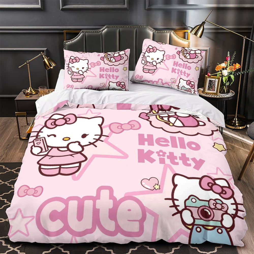 Sanrio Hello Kitty Bedding Set Quilt Duvet Cover Without Filler (Online Order Only)