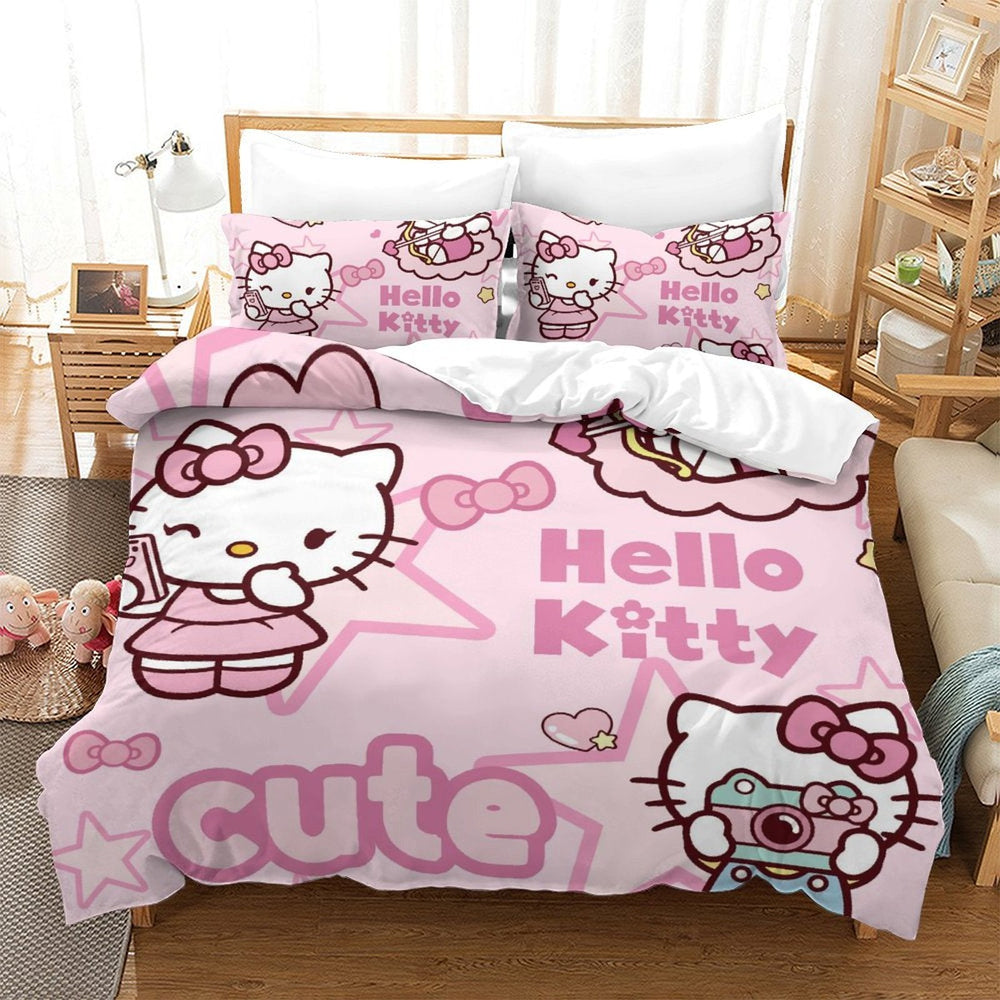 Sanrio Hello Kitty Bedding Set Quilt Duvet Cover Without Filler (Online Order Only)