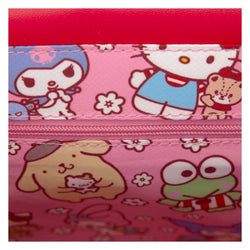 Sanrio Hello Kitty & Friends Color Block Floral Crossbody Bag by Loungefly (Online Order Only)