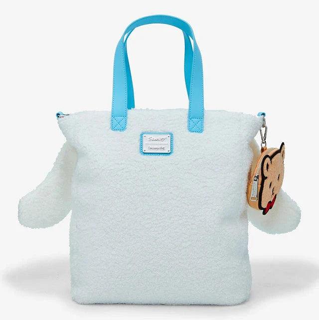 Sanrio Cinnamoroll Sherpa Tote Bag by LoungeFly (Online Order Only)