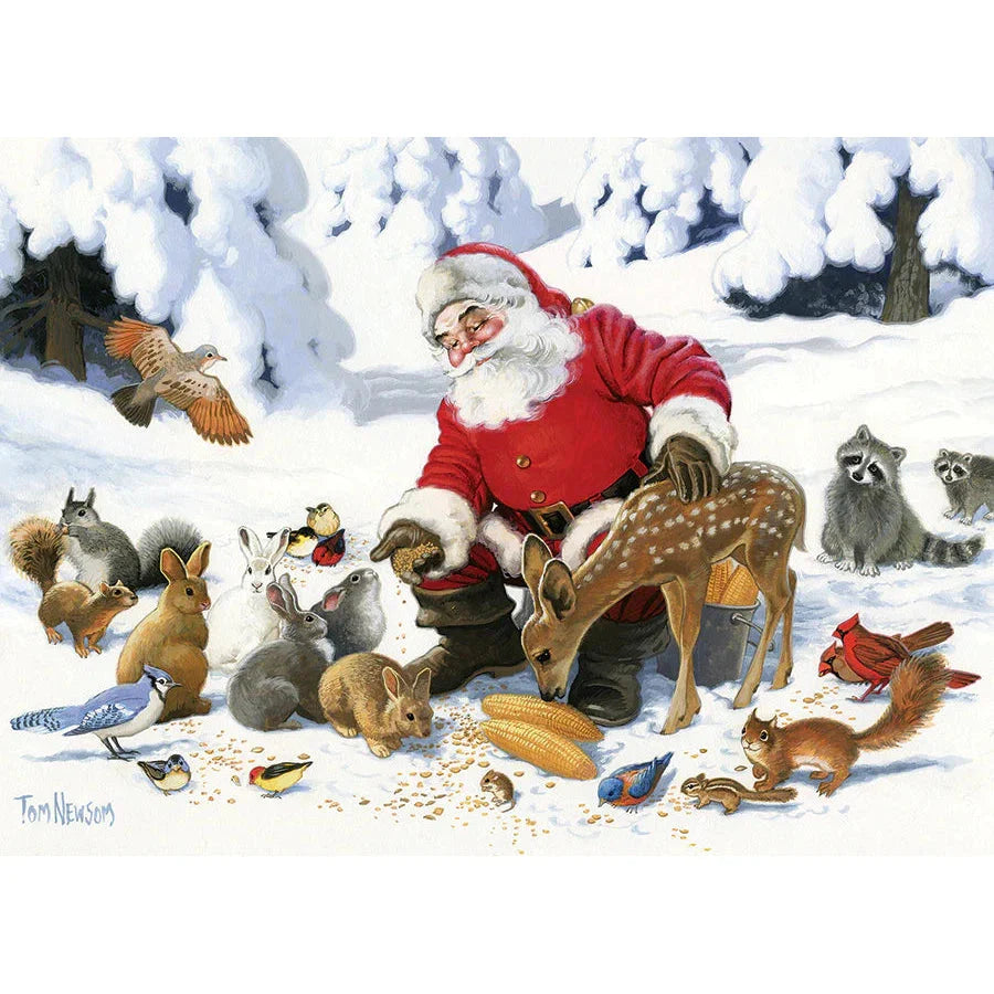 Santa Claus & Friends 350 Piece Family Jigsaw Puzzle Cobble Hill (ONLINE ORDER ONLY)