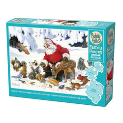 Santa Claus & Friends 350 Piece Family Jigsaw Puzzle Cobble Hill (ONLINE ORDER ONLY)