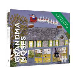 Santa Clause II by Grandma Moses 500 Piece Jigsaw Puzzle Pomegranate