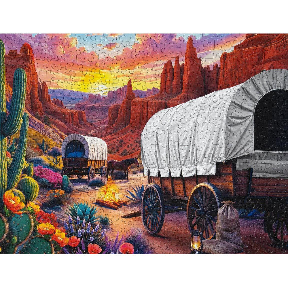 Santa Fe Trail 500 Piece Jigsaw Puzzle Springbok (ONLINE ORDER ONLY)