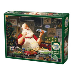 Santa Painting Cards 1000 Piece Jigsaw Puzzle Cobble Hill (ONLINE ORDER ONLY)