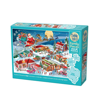 Santa's Flyby 350 Piece Family Jigsaw Puzzle Cobble Hill (ONLINE ORDER ONLY)